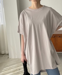 210nouve（トゥージュヌーブ）の「【接触冷感】クルーネックアシメTシャツ（Tシャツ/カットソー）」