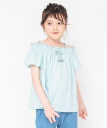 BRANSHES | シャーリングオフショルダーTシャツ(Tシャツ/カットソー)