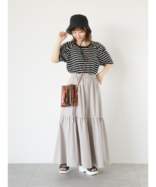 ehka sopo（エヘカソポ）の「リバーシブルバケットハット（ハット・レディース・オフホワイト/ブラック/ミント・F）」の20枚目の写真