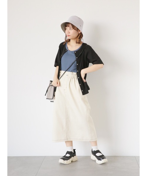 ehka sopo（エヘカソポ）の「リバーシブルバケットハット（ハット・レディース・オフホワイト/ブラック/ミント・F）」の9枚目の写真