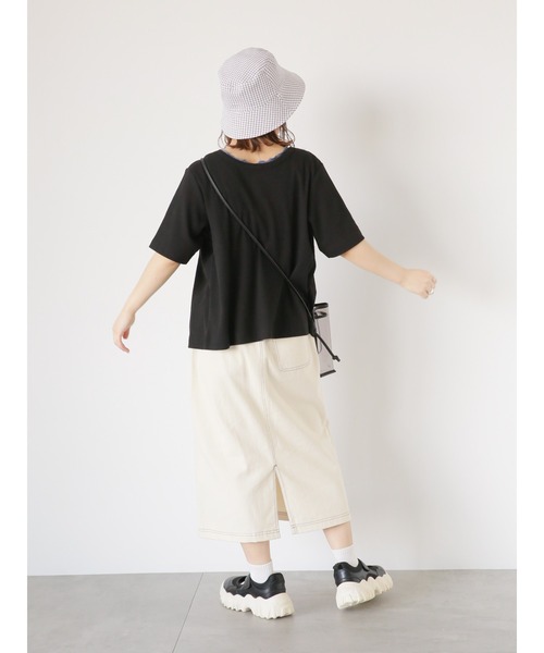 ehka sopo（エヘカソポ）の「リバーシブルバケットハット（ハット・レディース・オフホワイト/ブラック/ミント・F）」の22枚目の写真