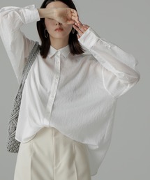 FREE'S MART | 【グリーンカラーWEB限定】◇シアーストライプオーバーシャツ(シャツ/ブラウス)