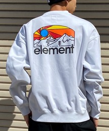 ELEMENT | ELEMENT/エレメント トレーナー バックプリント アウトドアデザイン 撥水 BD022-046(スウェット)