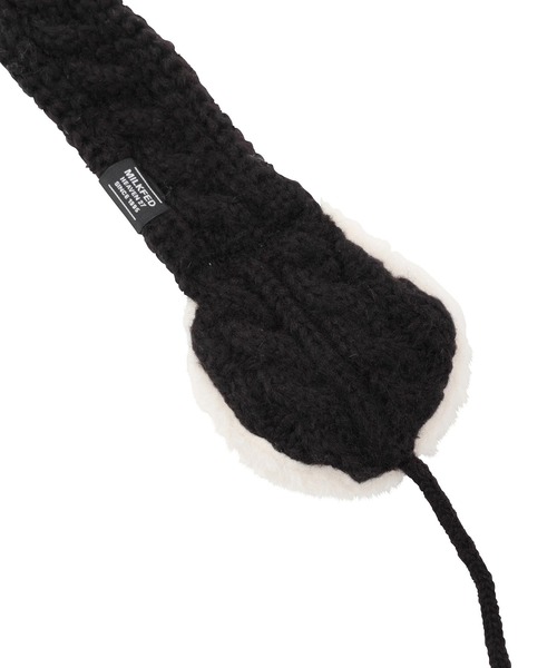 MILKFED.(ミルクフェド)の「KNIT EARMUFFS(イヤーマフ・レディース・オフホワイト/ブラック/ホワイト・ONE SIZE)」の9枚目の写真