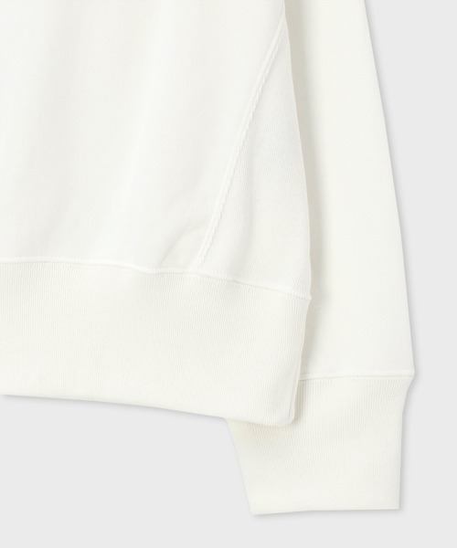PS Paul Smith(ピーエスポールスミス)の「"Happy" スウェット / 235405 J349(Tシャツ/カットソー・レディース・オフホワイト/ブラック・MEDIUM/LARGE)」の5枚目の写真