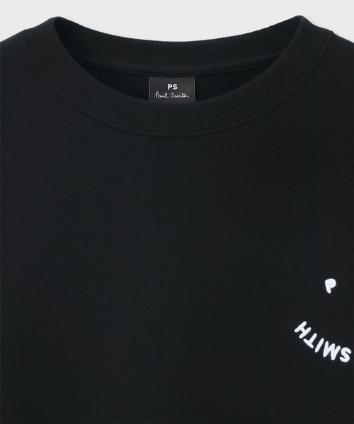 PS Paul Smith(ピーエスポールスミス)の「"Happy" スウェット / 235405 J349(Tシャツ/カットソー・レディース・オフホワイト/ブラック・MEDIUM/LARGE)」の6枚目の写真