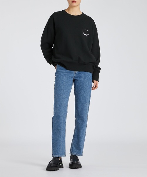 PS Paul Smith(ピーエスポールスミス)の「"Happy" スウェット / 235405 J349(Tシャツ/カットソー・レディース・オフホワイト/ブラック・MEDIUM/LARGE)」の12枚目の写真
