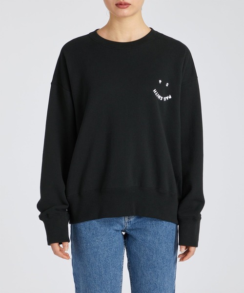 PS Paul Smith(ピーエスポールスミス)の「"Happy" スウェット / 235405 J349(Tシャツ/カットソー・レディース・オフホワイト/ブラック・MEDIUM/LARGE)」の11枚目の写真