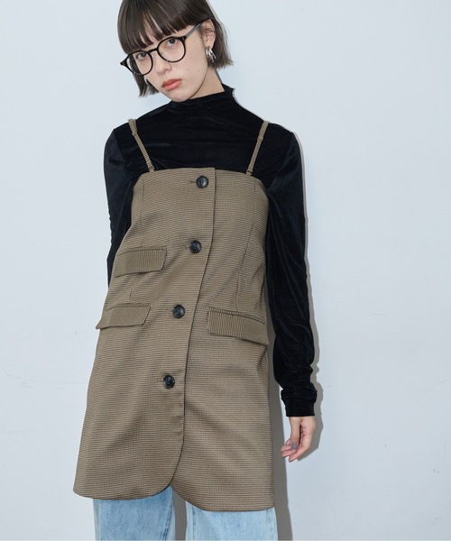 THE YOn（ザヨン）の「マルチWAYテーラードベアチュニック（その他トップス・レディース・グレー/ブラウン/ブラック/ミックスグレー/タン・FREE/M/S）」の4枚目の写真