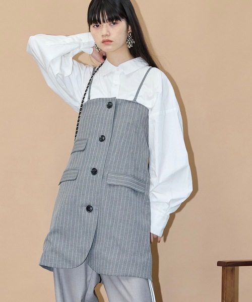 THE YOn（ザヨン）の「マルチWAYテーラードベアチュニック（その他トップス・レディース・グレー/ブラウン/ブラック/ミックスグレー/タン・FREE/M/S）」の3枚目の写真