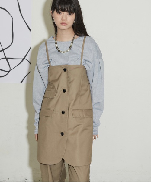 THE YOn（ザヨン）の「マルチWAYテーラードベアチュニック（その他トップス・レディース・グレー/ブラウン/ブラック/ミックスグレー/タン・FREE/M/S）」の10枚目の写真