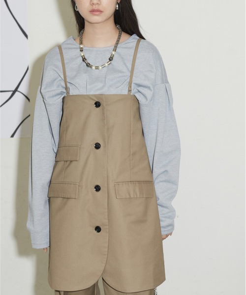 THE YOn（ザヨン）の「マルチWAYテーラードベアチュニック（その他トップス・レディース・グレー/ブラウン/ブラック/ミックスグレー/タン・FREE/M/S）」の11枚目の写真