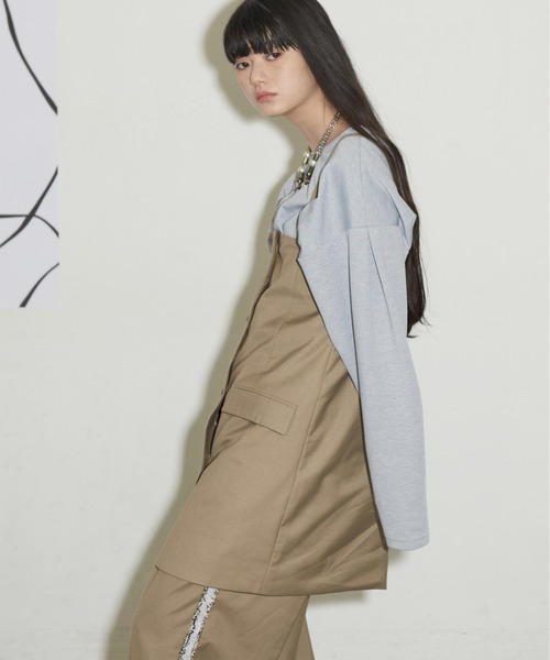 THE YOn（ザヨン）の「マルチWAYテーラードベアチュニック（その他トップス・レディース・グレー/ブラウン/ブラック/ミックスグレー/タン・FREE/M/S）」の12枚目の写真