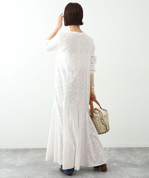 SLOBE IENA（スローブイエナ）の「カットジャガードVネック