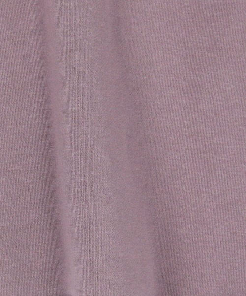 179/WG（イチナナキュウダブルジー）の「レースアップ衿付きスウェット（スウェット・レディース・パープル/オフホワイト/チャコールグレー・FREE）」の13枚目の写真