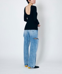 HAKUJI（ハクジ）の「HAKUJI Supima silk L/S PO（Tシャツ