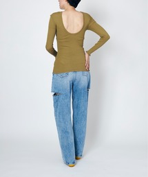 トップス HAKUJI Supima silk Long-sleeve Pullover HAKUJI（ハクジ）の「HAKUJI Supima silk L/S PO（Tシャツ
