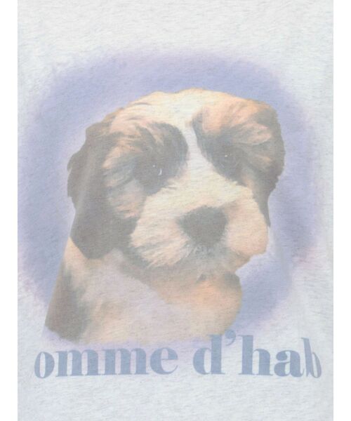 merry jenny(メリージェニー)の「dog gradation big tee(Tシャツ/カットソー・レディース・ベージュ/グレー/オフホワイト・FREE)」の11枚目の写真