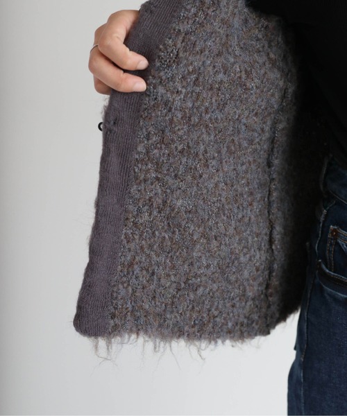 cepo（セポ）の「シャギーベスト（ベスト・レディース・ブラウン/オフホワイト/ブルー・M）」の21枚目の写真