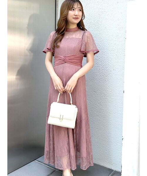 MERCURYDUO(マーキュリーデュオ)の「ツイストデザインマーメイドドレス(ドレス・レディース・ブラック/ピンク・MEDIUM/SMALL)」の20枚目の写真