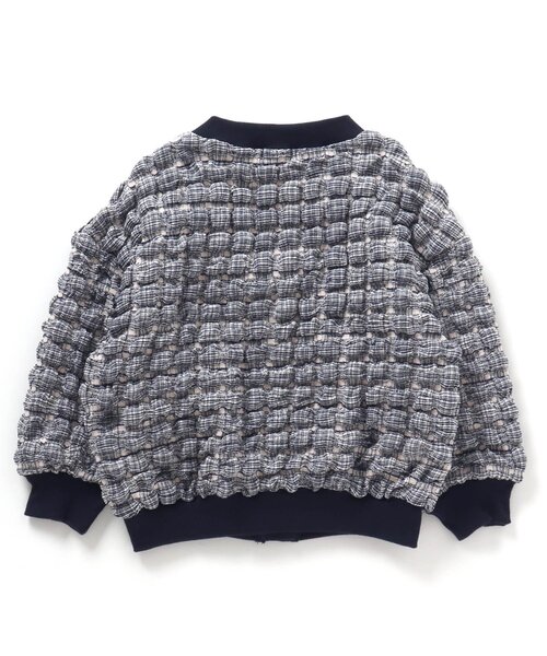 BREEZE(ブリーズ)の「ぽこぽこカーディガン(カーディガン/ボレロ・キッズ・ネイビー/イエロー・110/80/130/90/140/120/100)」の3枚目の写真