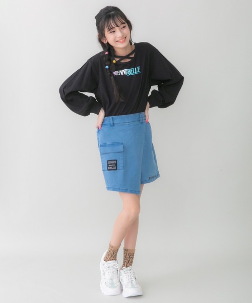 JENNI(ジェニィ)の「デザインレースアップスニーカー(スニーカー・キッズ・ミント/ブラック/ラベンダー・24cm/20cm/21cm/23cm/22cm)」の7枚目の写真