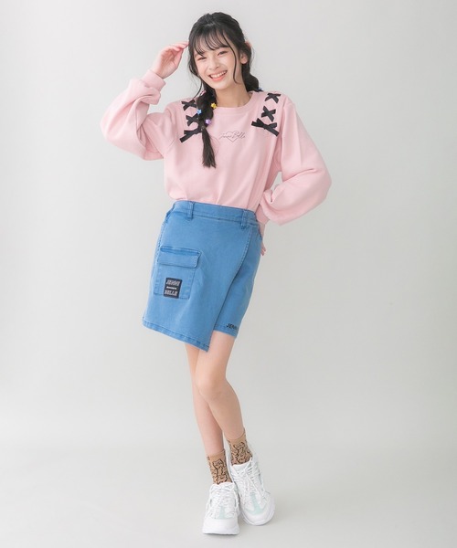JENNI(ジェニィ)の「デザインレースアップスニーカー(スニーカー・キッズ・ミント/ブラック/ラベンダー・24cm/20cm/21cm/23cm/22cm)」の12枚目の写真