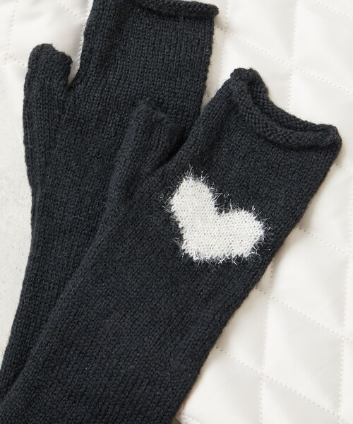 FREAK'S STORE（フリークスストア）の「限定展開　ハートロゴ ラメニット アームウォーマー（アームカバー・レディース・ブラック/イエロー/レッド・ONE SIZE）」の15枚目の写真