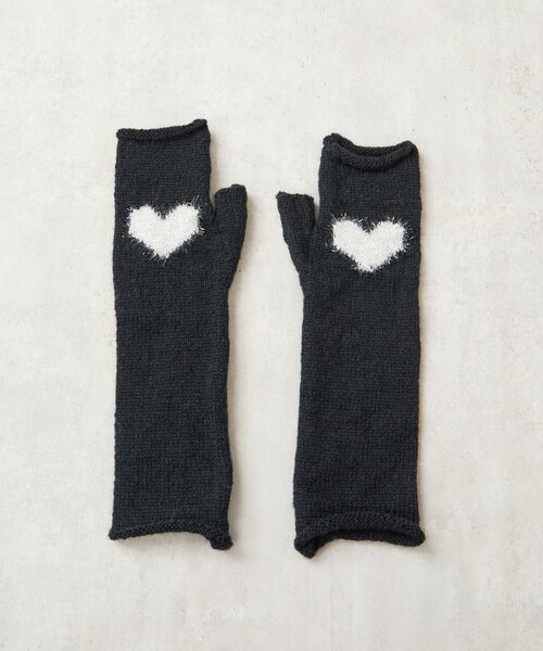 FREAK'S STORE（フリークスストア）の「限定展開　ハートロゴ ラメニット アームウォーマー（アームカバー・レディース・ブラック/イエロー/レッド・ONE SIZE）」の17枚目の写真