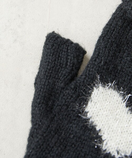 FREAK'S STORE（フリークスストア）の「限定展開　ハートロゴ ラメニット アームウォーマー（アームカバー・レディース・ブラック/イエロー/レッド・ONE SIZE）」の20枚目の写真