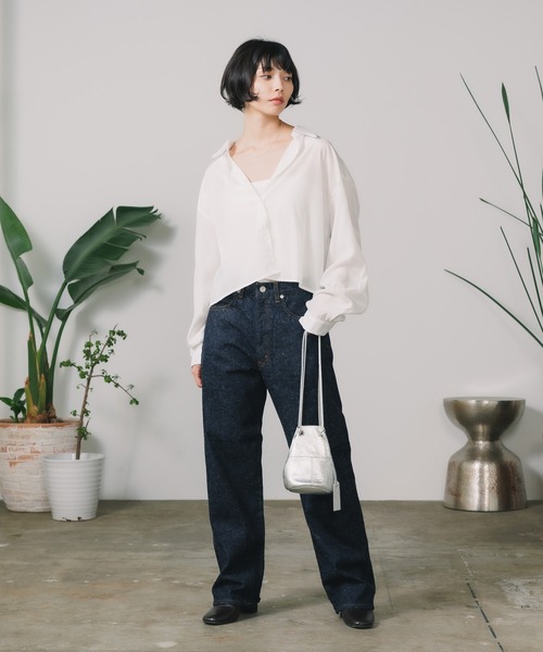 AO2（アオズ）の「Back design Sheer shirt / バックデザイン シアーシャツ（シャツ/ブラウス）」 - WEAR