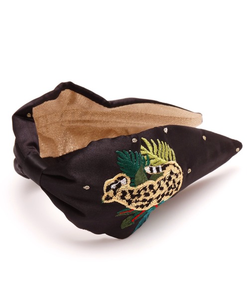 チャイハネ（チャイハネ）の「【チャイハネ】アニマンディカチューシャ（カチューシャ・レディース・ブラック/カーキ・FREE）」の2枚目の写真