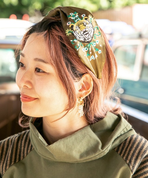 チャイハネ（チャイハネ）の「【チャイハネ】アニマンディカチューシャ（カチューシャ・レディース・ブラック/カーキ・FREE）」の11枚目の写真