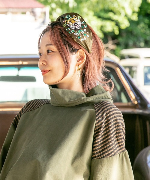 チャイハネ（チャイハネ）の「【チャイハネ】アニマンディカチューシャ（カチューシャ・レディース・ブラック/カーキ・FREE）」の12枚目の写真