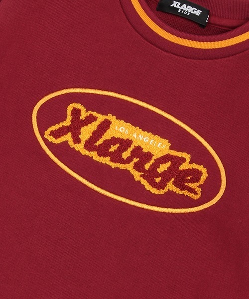 XLARGE KIDS（エクストララージキッズ）の「パネルライントレーナー（スウェット・キッズ・ワインレッド/ブラック/ネイビー・100cm/130cm/140cm/120cm/90cm/110cm/80ｃｍ）」の20枚目の写真