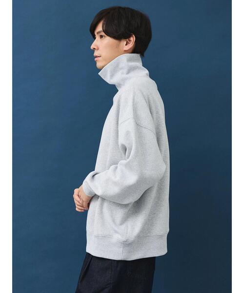 CRAFT STANDARD BOUTIQUE（クラフトスタンダードブティック）の「裏毛タートルスウェット（スウェット・メンズ・杢グレー/ブラック/オートミール・XL/M/L）」の10枚目の写真