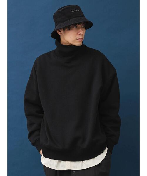 CRAFT STANDARD BOUTIQUE（クラフトスタンダードブティック）の「裏毛タートルスウェット（スウェット・メンズ・杢グレー/ブラック/オートミール・XL/M/L）」の6枚目の写真