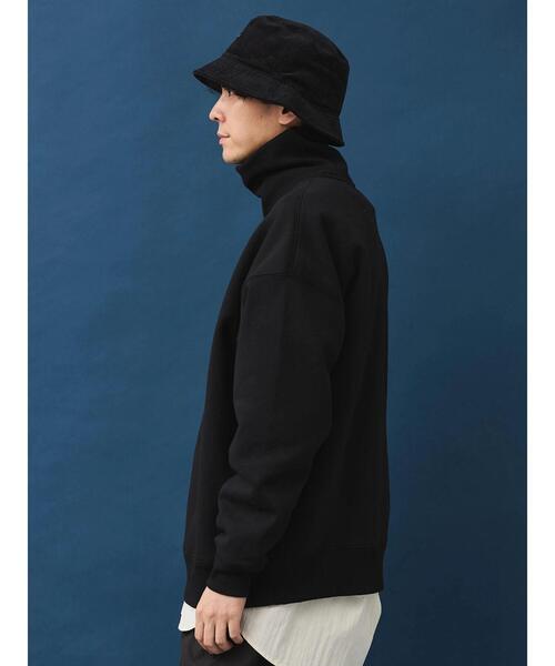CRAFT STANDARD BOUTIQUE（クラフトスタンダードブティック）の「裏毛タートルスウェット（スウェット・メンズ・杢グレー/ブラック/オートミール・XL/M/L）」の8枚目の写真
