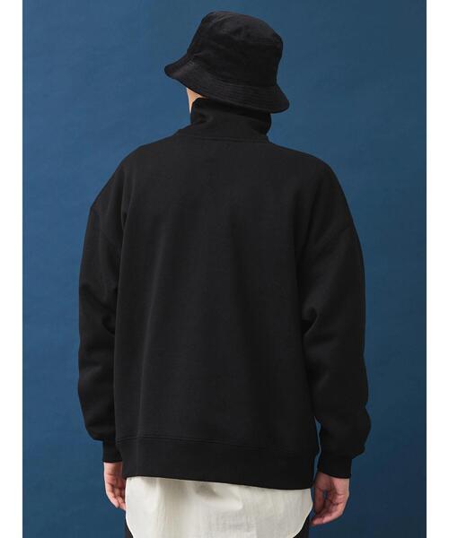 CRAFT STANDARD BOUTIQUE（クラフトスタンダードブティック）の「裏毛タートルスウェット（スウェット・メンズ・杢グレー/ブラック/オートミール・XL/M/L）」の14枚目の写真