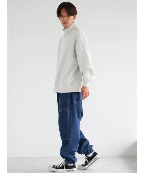 CRAFT STANDARD BOUTIQUE（クラフトスタンダードブティック）の「裏毛タートルスウェット（スウェット・メンズ・杢グレー/ブラック/オートミール・XL/M/L）」の22枚目の写真