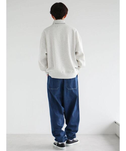 CRAFT STANDARD BOUTIQUE（クラフトスタンダードブティック）の「裏毛タートルスウェット（スウェット・メンズ・杢グレー/ブラック/オートミール・XL/M/L）」の17枚目の写真