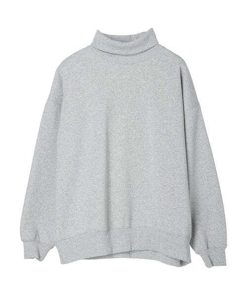 CRAFT STANDARD BOUTIQUE（クラフトスタンダードブティック）の「裏毛タートルスウェット（スウェット・メンズ・杢グレー/ブラック/オートミール・XL/M/L）」の21枚目の写真