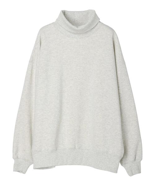 CRAFT STANDARD BOUTIQUE（クラフトスタンダードブティック）の「裏毛タートルスウェット（スウェット・メンズ・杢グレー/ブラック/オートミール・XL/M/L）」の18枚目の写真