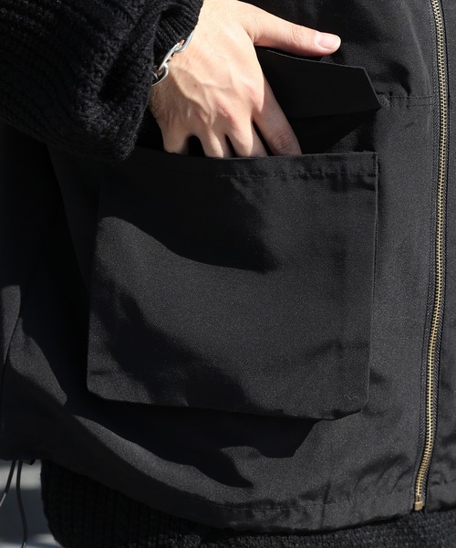 ８(eight)（エイト）の「スタンドカラーベスト（ベスト・メンズ・オリーブ/ホワイト/ブラック・MEDIUM/LARGE）」の15枚目の写真