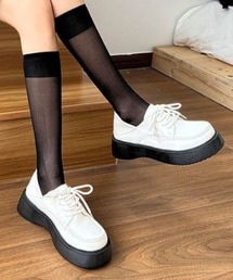 STYLEBLOCK | 厚底レースアップマニッシュシューズ(その他シューズ)