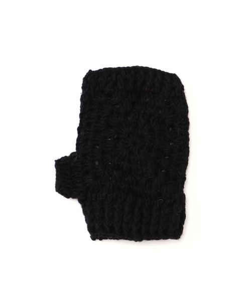 niche.（ニッチ）の「MacMahon Knitting Mills/マクマホンニッティングミルズ Hand Warmer-Crochet F23-igk-20（手袋・メンズ・ブラック系その他/ブラック系その他2/ベージュ・F）」の11枚目の写真