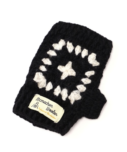 niche.（ニッチ）の「MacMahon Knitting Mills/マクマホンニッティングミルズ Hand Warmer-Crochet F23-igk-20（手袋・メンズ・ブラック系その他/ブラック系その他2/ベージュ・F）」の10枚目の写真