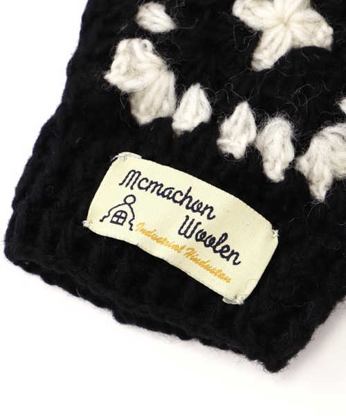niche.（ニッチ）の「MacMahon Knitting Mills/マクマホンニッティングミルズ Hand Warmer-Crochet F23-igk-20（手袋・メンズ・ブラック系その他/ブラック系その他2/ベージュ・F）」の8枚目の写真
