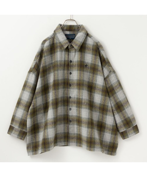 ビエラルーズチェックシャツ SLOBE IENA ブラウス シャツ 「追加」ビエラチェックルーズ