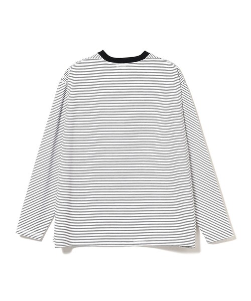 NECESSARY or UNNECESSARY（ネセサリーオアアンネセサリー）の「NECESSARY or UNNECESSARY / DELTA L ボーダー ロングスリーブTシャツ（Tシャツ/カットソー・メンズ・ブルー/その他・LARGE/MEDIUM）」の9枚目の写真